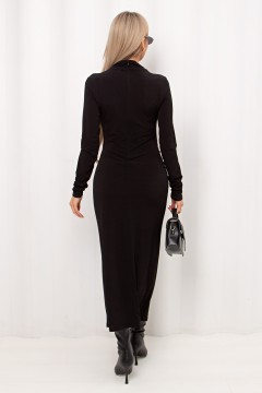 Платье-футляр вечернее чёрное Лили №1 Valentina(фото8)