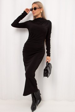 Платье-футляр вечернее чёрное Лили №1 Valentina(фото2)