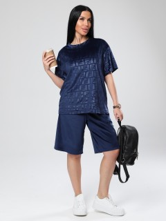 Костюм велюровый с шортами в синем цвете Iv-capriz(фото2)