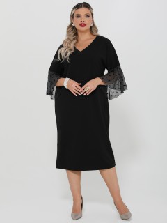 Платье-трансформер чёрное трикотажное Dora(фото4)