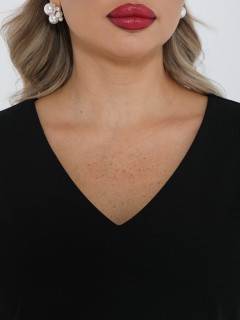 Платье-трансформер чёрное трикотажное Dora(фото5)