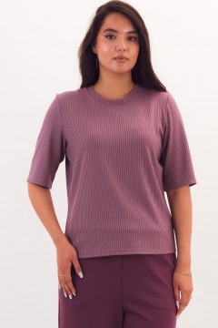 Футболка трикотажная светло-брусничного цвета Braslava