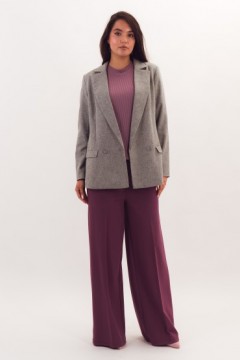 Футболка трикотажная светло-брусничного цвета Braslava(фото4)