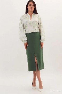 Блузка светлая с длинными рукавами Braslava(фото2)