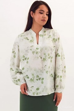 Блузка светлая с длинными рукавами Braslava