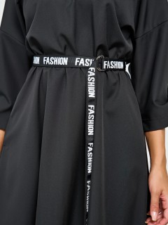 Платье чёрное с карманами Jetty(фото10)