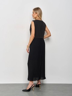 Платье комбинированное чёрного цвета Jetty(фото8)