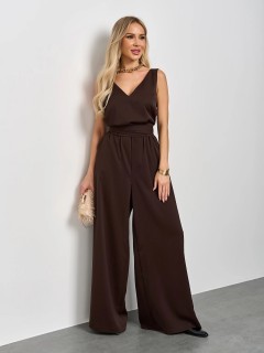 Комбинезон шоколадного цвета без рукавов Jetty(фото9)