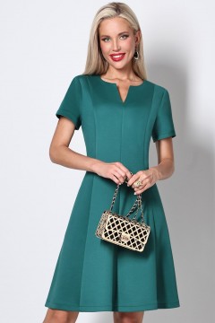 Платье зелёное с коротким рукавом Фаворитка навсегда, грин SelenaSonata