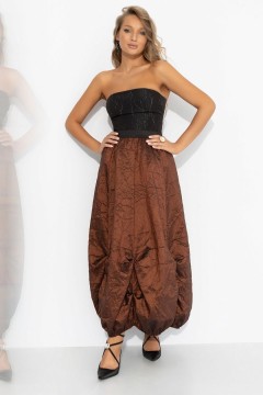 Юбка‑баллон коричневая Charutti(фото6)
