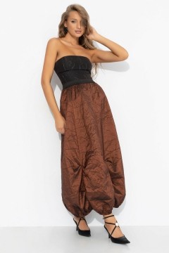 Юбка‑баллон коричневая Charutti(фото2)