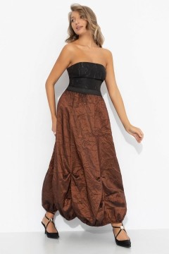 Юбка‑баллон коричневая Charutti(фото7)