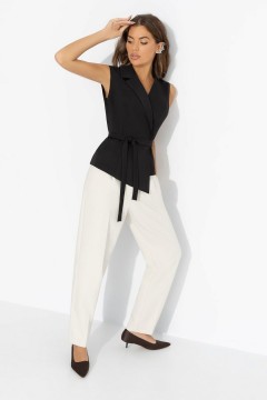 Жилет чёрный на запах Charutti(фото2)