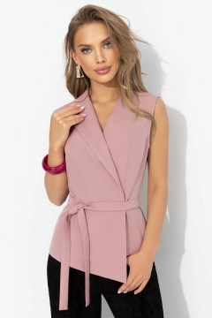 Жилет розовый на запах Charutti