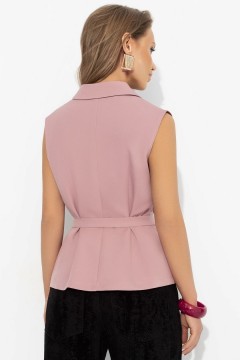 Жилет розовый на запах Charutti(фото6)