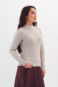 Водолазка бежевая трикотажная Braslava(фото4)