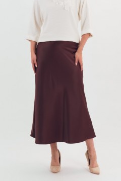 Юбка-колокол коричневого цвета Braslava(фото2)