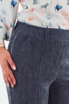 Брюки велюровые с прошитыми стрелками Braslava(фото5)