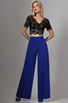 Брюки-палаццо синие с карманами Широкие возможности, браво SelenaSonata
