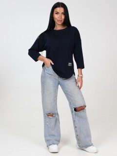 Футболка трикотажная синего цвета Iv-capriz(фото2)