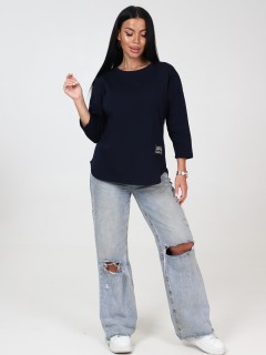 Футболка трикотажная синего цвета Iv-capriz(фото3)