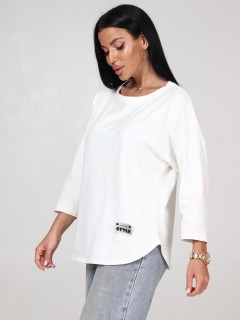 Футболка трикотажная молочного цвета Iv-capriz(фото4)