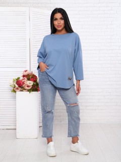 Футболка трикотажная голубого цвета Iv-capriz(фото2)