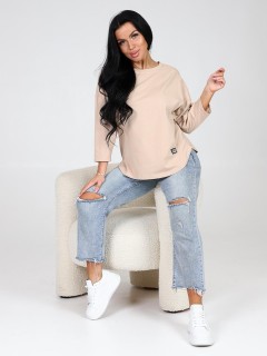 Футболка трикотажная голубого цвета Iv-capriz(фото5)