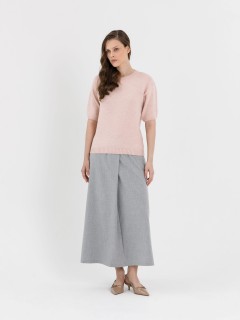 Блуза вязаная цвета пыльная роза Priz(фото2)