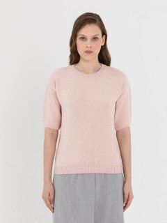 Блуза вязаная цвета пыльная роза Priz(фото5)