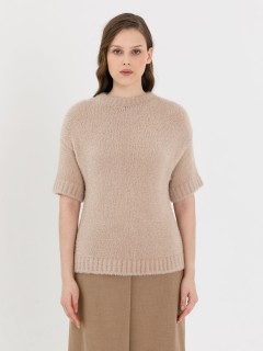 Блуза вязаная бежевого цвета Priz(фото3)