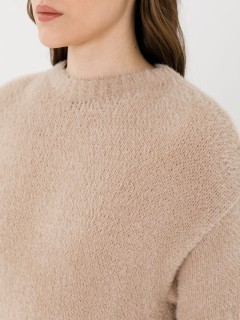 Блуза вязаная бежевого цвета Priz(фото4)