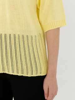 Блуза вязаная жёлтого цвета Priz(фото5)