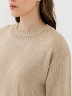 Блуза вязаная бежевого цвета Priz(фото3)