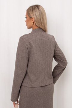 Жакет укороченный с длинными рукавами Агнес №1 Valentina(фото7)