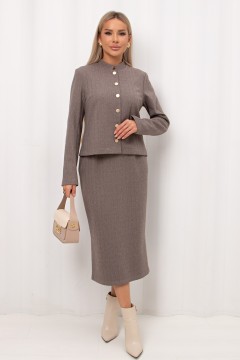 Юбка-карандаш из утеплённого трикотажа Агнес №1 Valentina(фото2)