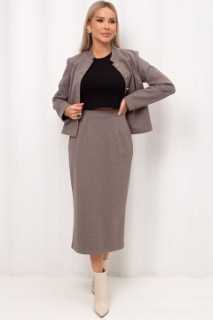Юбка-карандаш из утеплённого трикотажа Агнес №1 Valentina