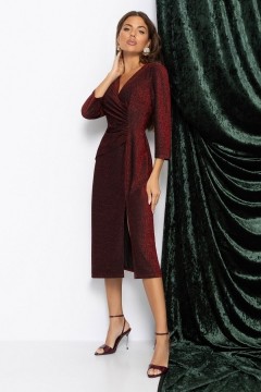 Платье нарядное трикотажное с люрексом Charutti(фото6)
