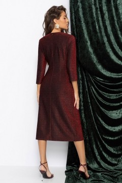 Платье нарядное трикотажное с люрексом Charutti(фото7)