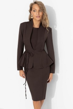 Костюм-двойка в коричневом цвете Charutti(фото3)