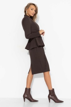 Костюм-двойка в коричневом цвете Charutti(фото7)