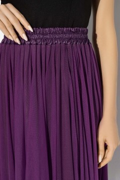 Юбка сиреневая из сетки Charutti(фото4)