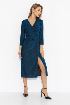 Платье нарядное трикотажное с люрексом Charutti(фото3)