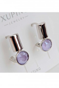 Серьги с замком кольцо Rada