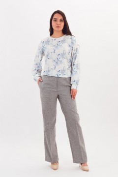 Блузка молочного цвета с длинными рукавами Braslava(фото2)