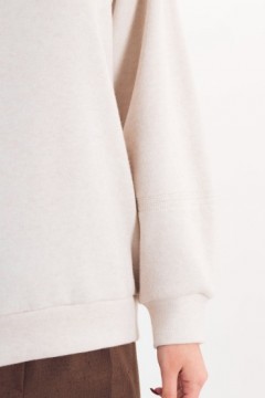 Джемпер трикотажный молочного цвета Braslava(фото4)