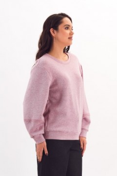Джемпер трикотажный светло-брусничного цвета Braslava(фото5)