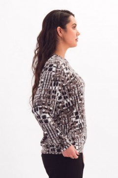 Джемпер трикотажный оверсайз Braslava(фото4)