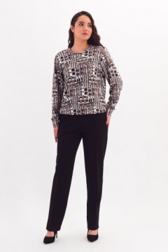 Джемпер трикотажный оверсайз Braslava(фото2)