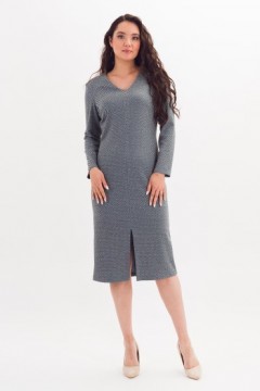 Платье-футляр трикотажное с принтом Braslava(фото2)